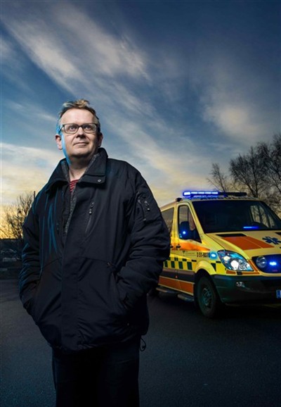 Morgon i Göteborg med ambulans
